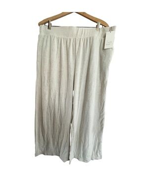 A new day Plush Wide-Leg Lounge Pants in Light  Neutral